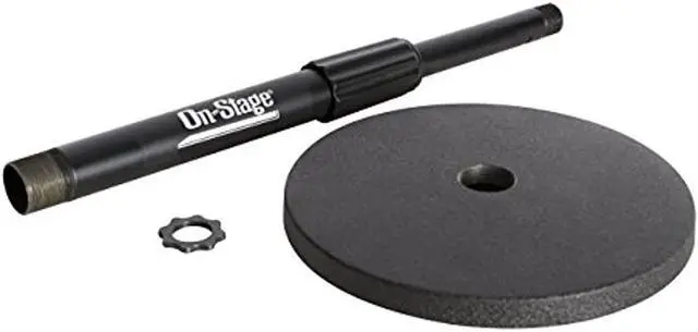 Alt view image 7 of 12 - On-Stage DS7200B Height Adjustable Desk Microphone Stand, Black