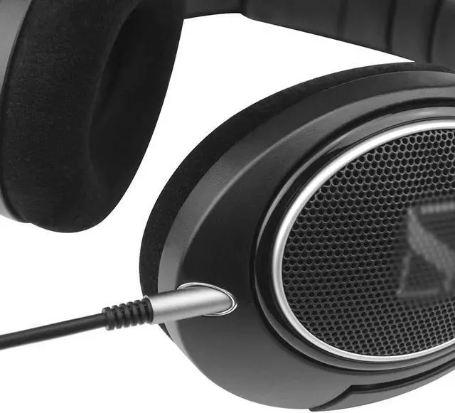 Alt view image 11 of 12 - Geekria QuickFit Audio Cable Compatible with Sennheiser HD 560 S, HD599, HD598, HD 598SE, HD 598CS, HD 598SR, HD579, HD569, HD400 PRO Cable, 2.5mm Jack AUX Replacement Stereo Cord (6ft / 170cm)