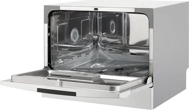 Alt view image 8 of 13 - Danby DDW631SDB 6 Place Setting Countertop Dishwasher in Silver