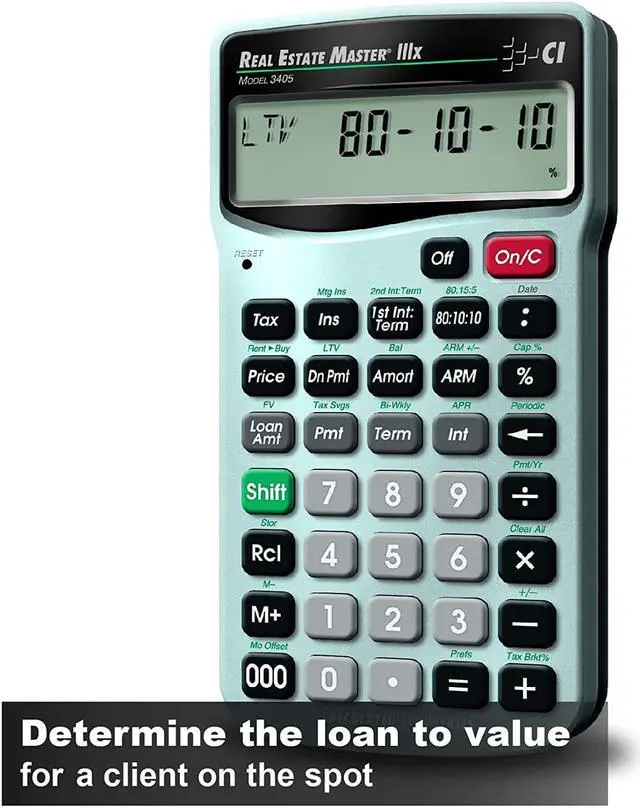 Alt view image 5 of 12 - Calculated Industries Real Estate Master 3405