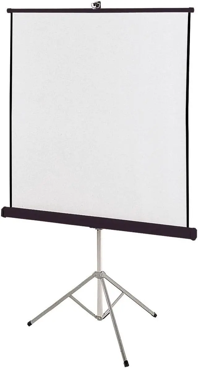 Alt view image 8 of 8 - Quartet Manual Projection Screen with 60 x 60" Screen Size Includes Tripod 560S