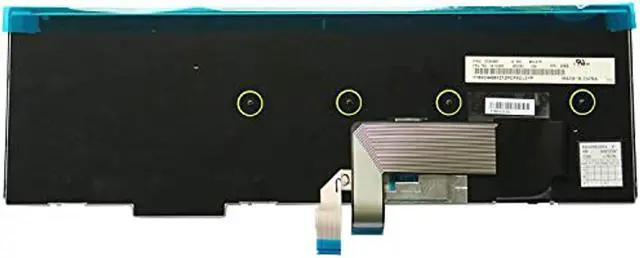 Alt view image 11 of 14 - AUTENS Replacement US Layout Keyboard for Lenovo ThinkPad E531 E540 Laptop No Backlight (4 Fixing Screws)