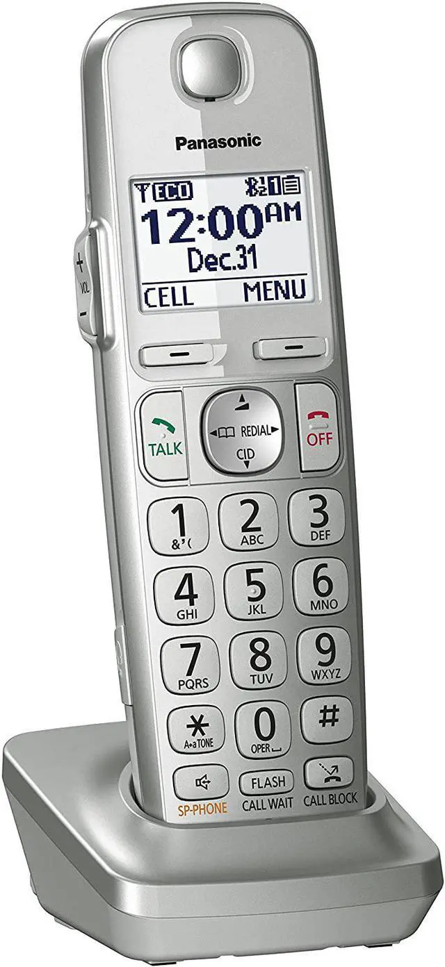 Alt view image 4 of 11 - PANASONIC KX-TGEA40S EXTRA HANDSET FOR TGE2XX AND 4XX SERIES