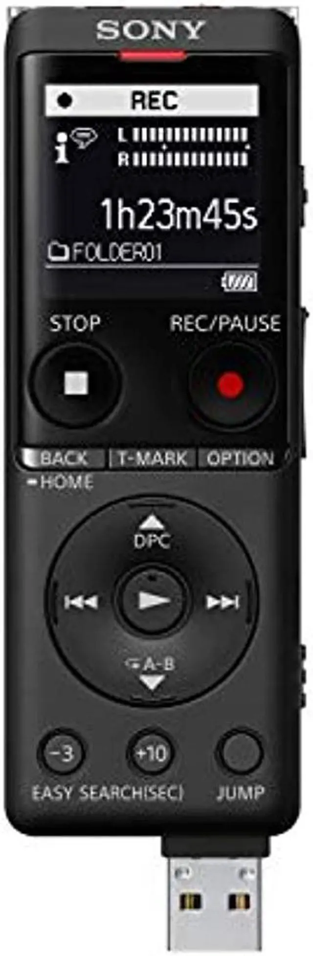 Alt view image 8 of 20 - Sony ICD-UX570 - Voice recorder - 4 GB - black