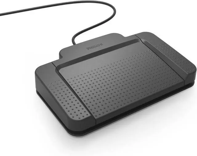Alt view image 6 of 10 - Philips 3-Pedal USB Foot Control International Style ACC2320