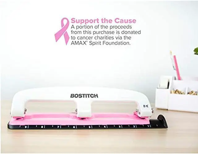 Alt view image 7 of 13 - PAPERPRO 2188 ProPunch Pink Ribbon Compact 3Hole Punch