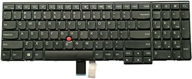 Alt view image 8 of 14 - AUTENS Replacement US Layout Keyboard for Lenovo ThinkPad E531 E540 Laptop No Backlight (4 Fixing Screws)