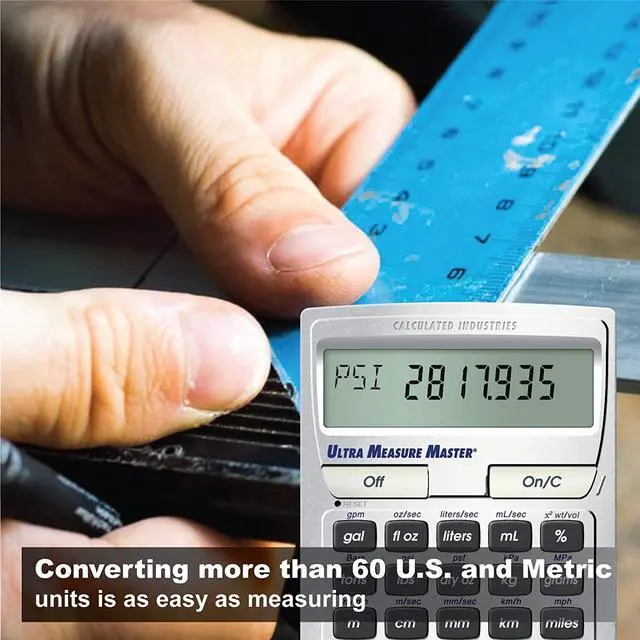Alt view image 10 of 20 - Construction Calculator,7.0x1.0x5.0 In CALCULATED INDUSTRIES 8025