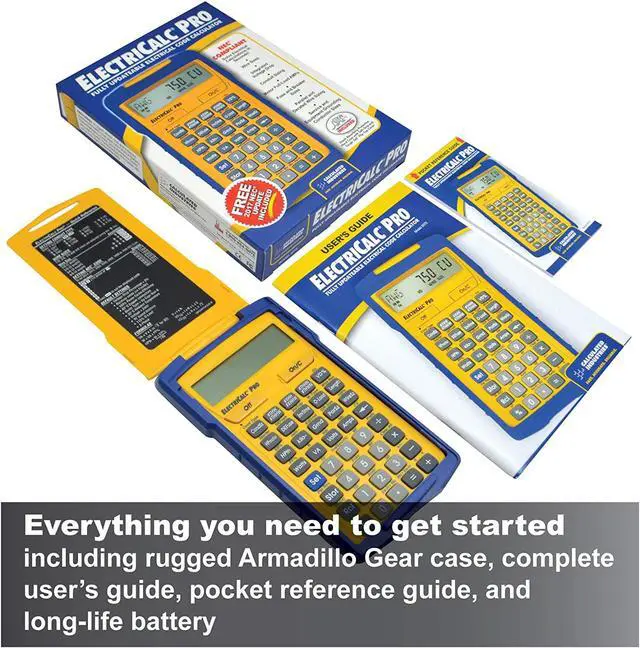Alt view image 9 of 14 - CALCULATED INDUSTRIES 5070 Electrical Calculator,8-1/4 x 6 In,LCD