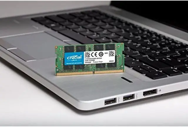 Alt view image 10 of 12 - Crucial - DDR4 - 8 GB: 2 x 4 GB - SO-DIMM 260-pin - 2400 MHz / PC4-19200 - CL17 - 1.2 V - unbuffered - non-ECC