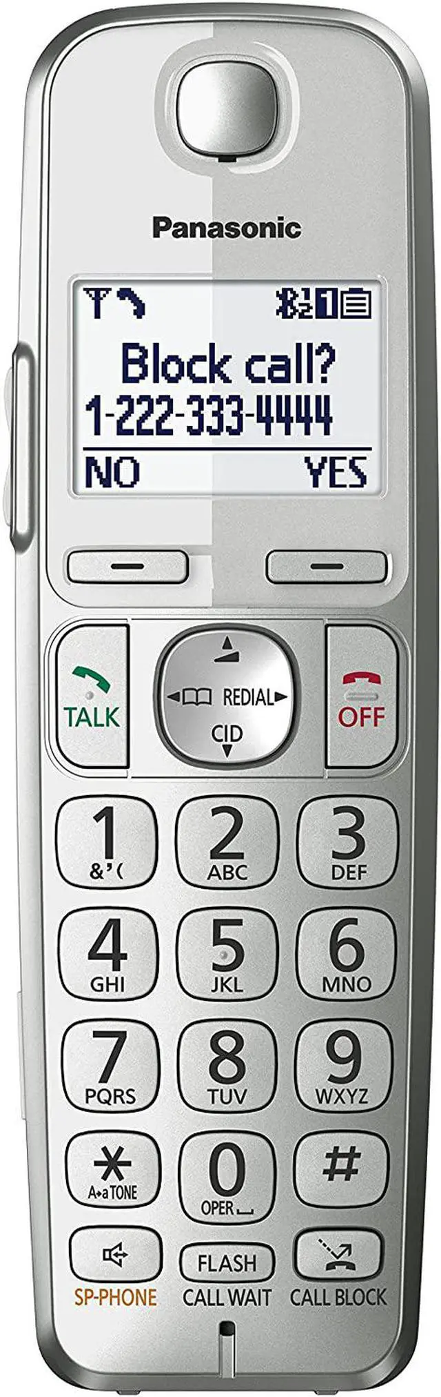 Alt view image 6 of 11 - PANASONIC KX-TGEA40S EXTRA HANDSET FOR TGE2XX AND 4XX SERIES