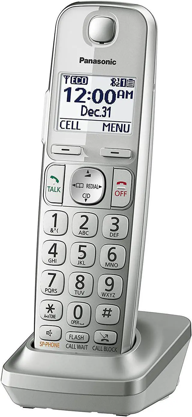 Alt view image 5 of 11 - PANASONIC KX-TGEA40S EXTRA HANDSET FOR TGE2XX AND 4XX SERIES