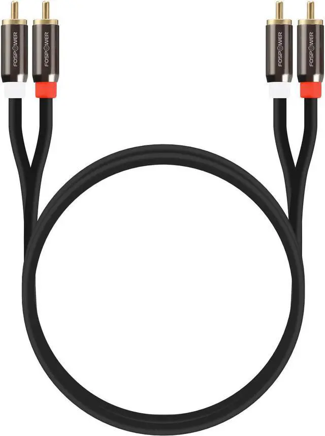 Alt view image 7 of 7 - (3 Feet) 2 RCA M/M Stereo Audio Cable [24K Gold Plated | Copper Core] 2RCA Male to 2RCA Male [Left/Right] Premium Sound Quality Plug