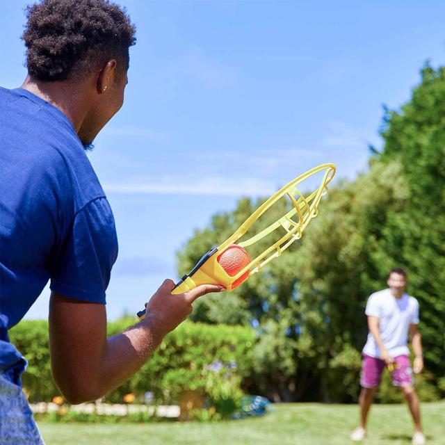 Alt view image 15 of 18 - Wham-O Game Time! Trac Ball Classic Outdoor Game with 2 Rackets and 2 Balls
