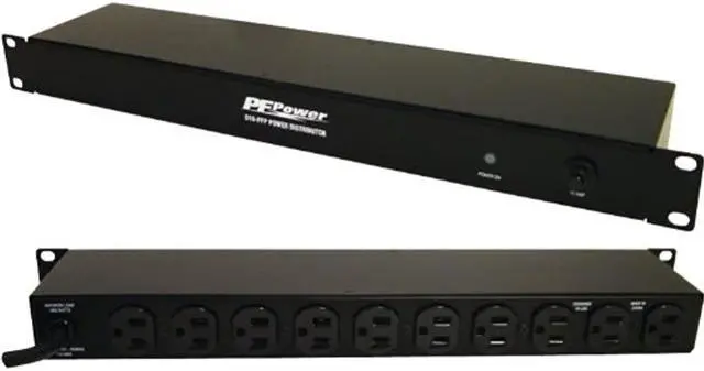 Alt view image 6 of 9 - Furman Sound D10-PFP 10-Outlets Power Strip