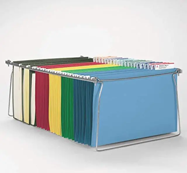Alt view image 6 of 10 - Smead 64872 Hanging Folder Frame, Letter Size, 23-27 Inch Long, Steel, 2/Pack