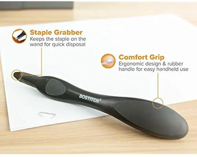 Alt view image 7 of 20 - Bostitch Professional Magnetic Push-Style Staple Remover Black 40000MBLK