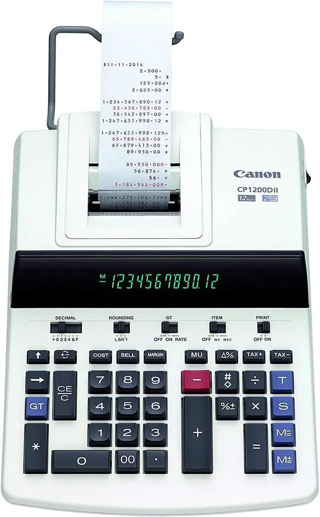 Main image of Canon CP1200DII Desktop Printing Calculator