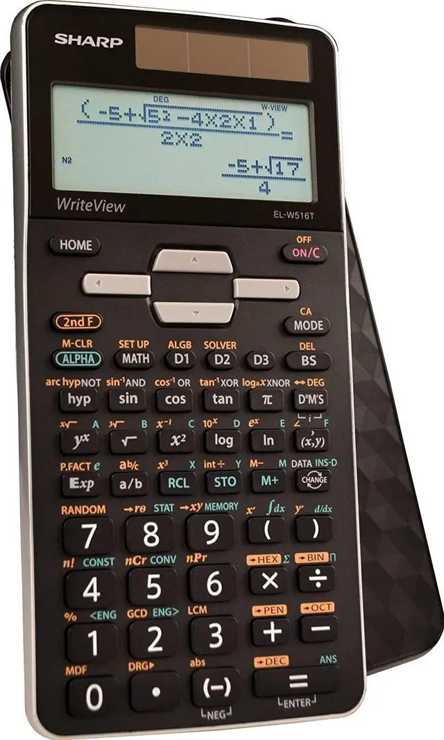 Alt view image 6 of 13 - Sharp EL-W516TBSL Scientific Calculator 16-Digit LCD ELW516TBSL
