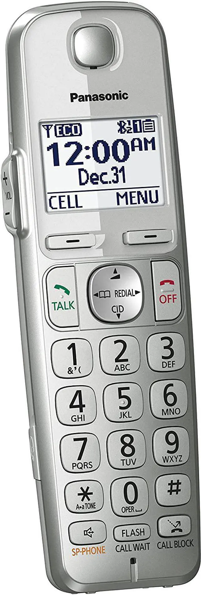 Alt view image 7 of 11 - PANASONIC KX-TGEA40S EXTRA HANDSET FOR TGE2XX AND 4XX SERIES