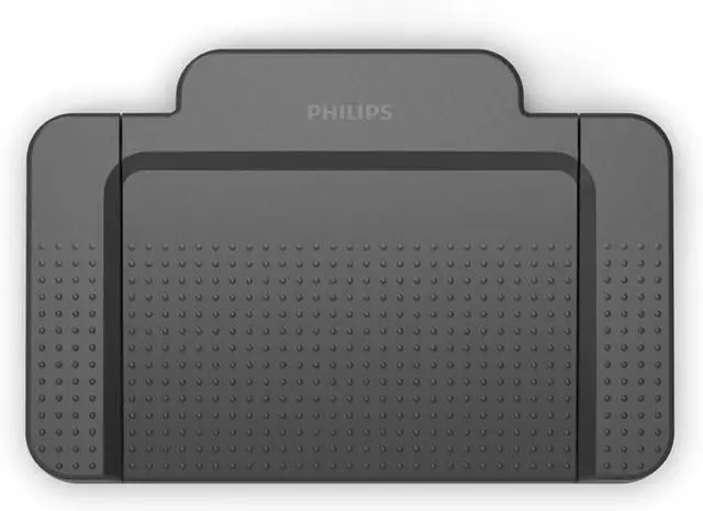 Alt view image 9 of 10 - Philips 3-Pedal USB Foot Control International Style ACC2320