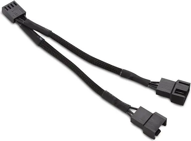Alt view image 3 of 5 - Cable Matters 2-Pack 2 Way 4 Pin PWM Fan Splitter Cable - 4 Inches