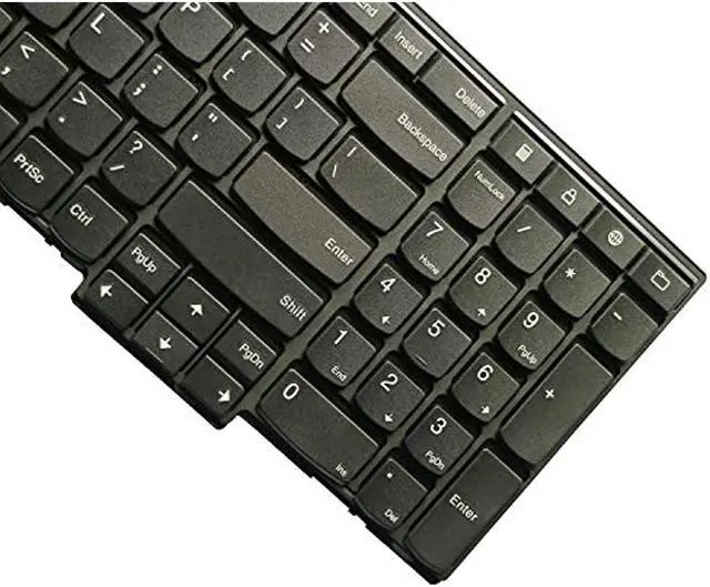 Alt view image 14 of 14 - AUTENS Replacement US Layout Keyboard for Lenovo ThinkPad E531 E540 Laptop No Backlight (4 Fixing Screws)