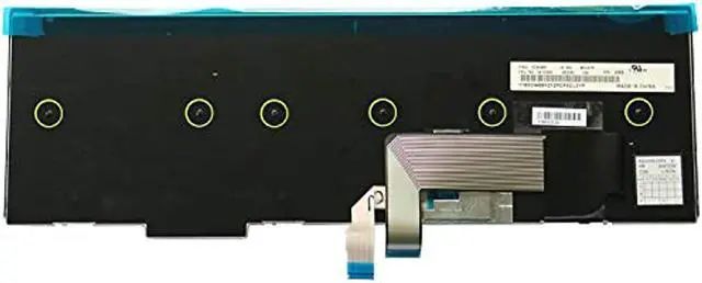 Alt view image 11 of 14 - AUTENS Replacement US Layout Keyboard for Lenovo ThinkPad T540 T540p L540 W540 W541 T550 W550 W550s T560 L560 L570 P50s Laptop No Backlight (6 Fixing Screws)