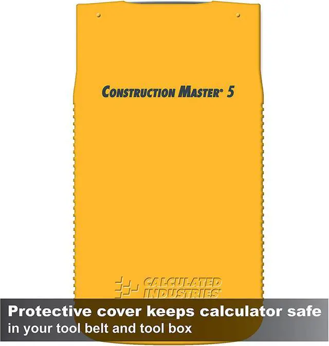 Alt view image 14 of 19 - CALCULATED INDUSTRIES 4050 Construction Calculator,5 5/8 Lx3 In W