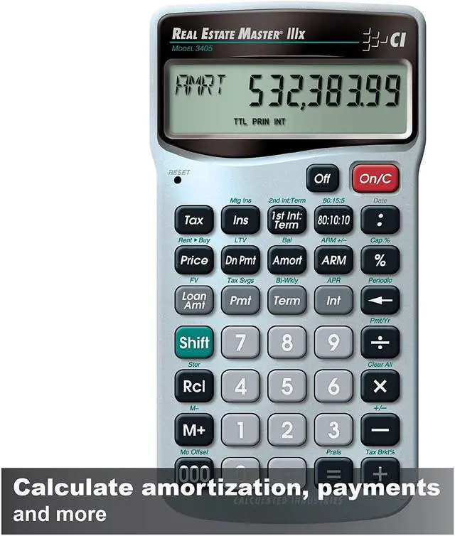 Alt view image 3 of 12 - Calculated Industries Real Estate Master 3405
