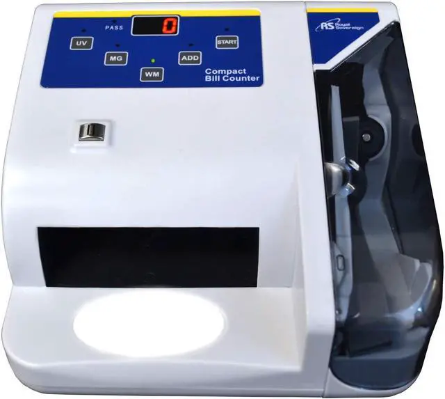 Alt view image 5 of 5 - Royal Sovereign RBC-QUICKCOUNT Counts Up To 600 Bills/Minute Counterfeit Detection