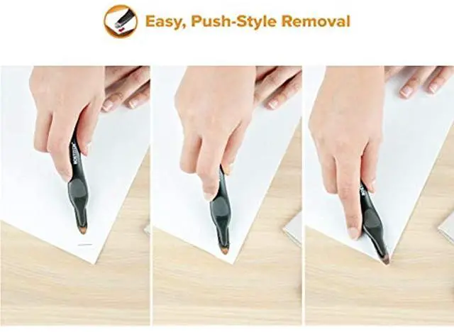 Alt view image 6 of 20 - Bostitch Professional Magnetic Push-Style Staple Remover Black 40000MBLK