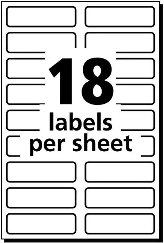 Alt view image 6 of 8 - Avery No-Iron Fabric Labels, Washer & Dryer Safe, 1/2" x 1-3/4", 54 Labels