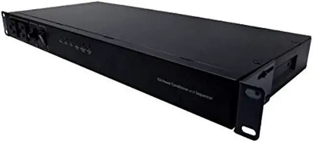 Alt view image 2 of 8 - Stage Right by Monoprice 15A Power Conditioner and Sequencer with 8 Outlets and 3 Zones