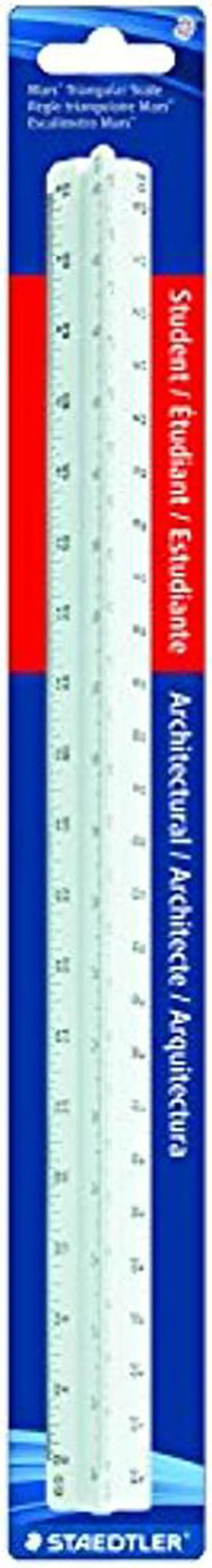 Alt view image 6 of 11 - Staedtler Mars 12" Architect Triangular Scale (987 19-31BK) 274746