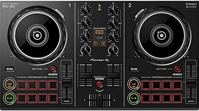 Alt view image 6 of 15 - Pioneer DJ DDJ-200 Smart DJ Controller