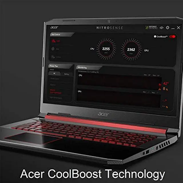 Alt view image 12 of 16 - Acer Nitro 5 Gaming Laptop, 9th Gen Intel Core i5-9300H, NVIDIA GeForce GTX 1650, 15.6" Full HD IPS Display, 8GB DDR4, 256GB NVMe SSD, WiFi 6, Waves MaxxAudio, Backlit Keyboard, AN515-54-5812
Notebook