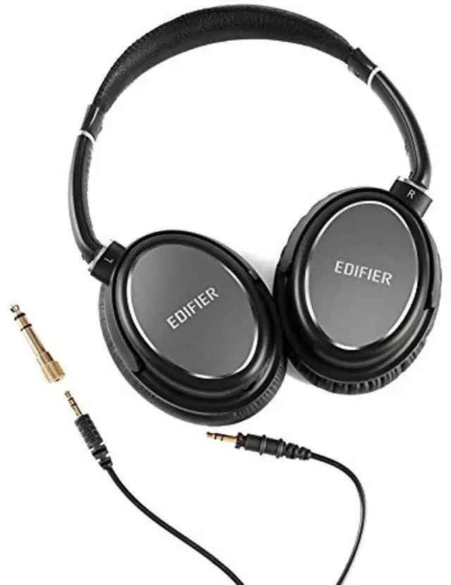 Alt view image 8 of 12 - Edifier H850 Hi-Fi Over-Ear Noise-Isolating Headphone - Black