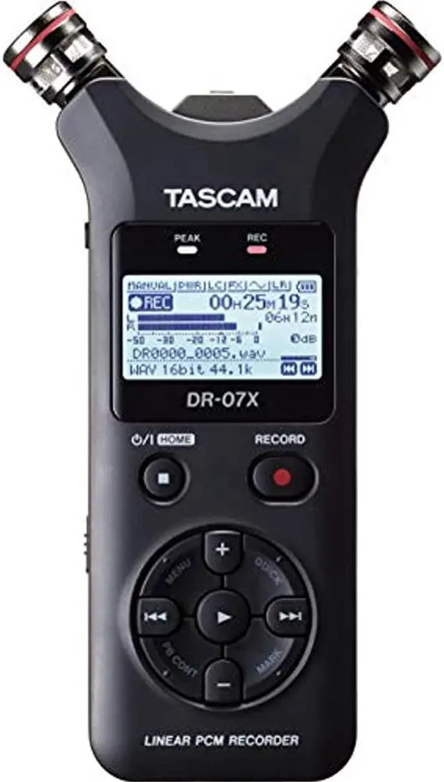 Alt view image 13 of 20 - Tascam DR-07X Handheld Portable Recorder