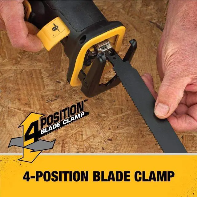 Alt view image 7 of 9 - Scie alternative compacte 20V MAX* à moteur sans balai (Outil seul) - Dewalt DCS367B