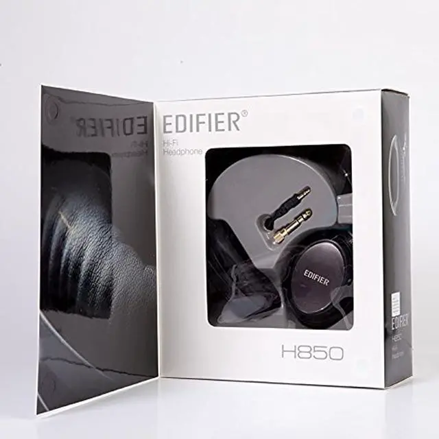 Alt view image 11 of 12 - Edifier H850 Hi-Fi Over-Ear Noise-Isolating Headphone - Black