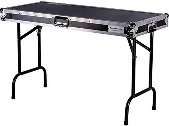 Alt view image 4 of 10 - Deejay LED Fly Drive Case Universal Fold Out DJ Table 48" x 21" x 30"
