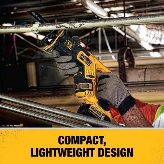 Alt view image 6 of 9 - Scie alternative compacte 20V MAX* à moteur sans balai (Outil seul) - Dewalt DCS367B