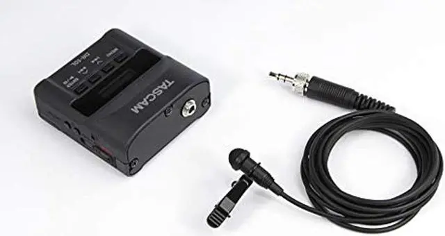 Alt view image 8 of 20 - Tascam DR-10L Compact Digital Audio Recorder and Lavalier Mic Combo