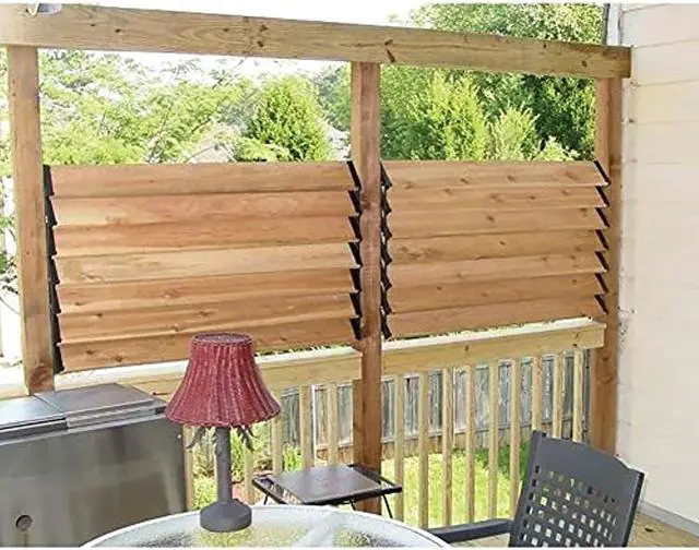 Alt view image 10 of 20 - Nuvo Iron Louver Blinds & Shutter System - Hardware Kit - LSB48