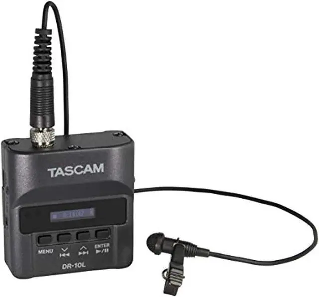 Alt view image 2 of 20 - Tascam DR-10L Compact Digital Audio Recorder and Lavalier Mic Combo