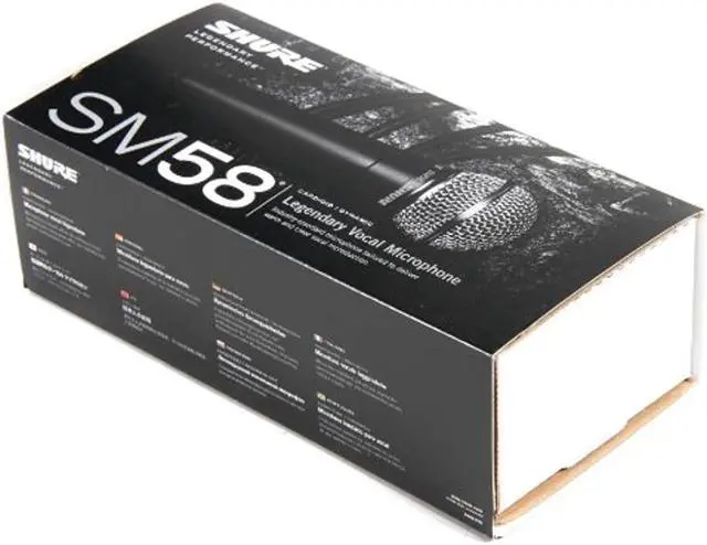 Alt view image 18 of 20 - Shure SM58-LC Rugged Professional Studio Vocal Microphone, Cable Not Included