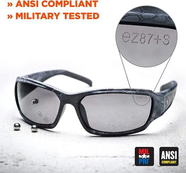 Alt view image 3 of 10 - SKULLERZ by Ergodyne ODIN Odin Safety Glasses With Black Frame And