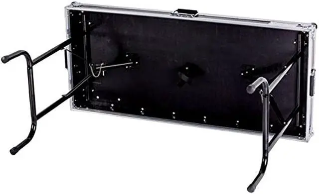 Alt view image 5 of 10 - Deejay LED Fly Drive Case Universal Fold Out DJ Table 48" x 21" x 30"