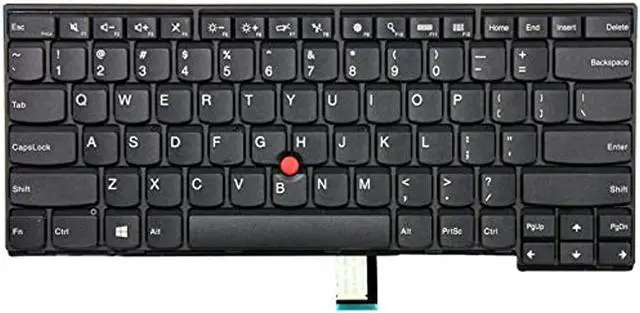 Alt view image 8 of 14 - AUTENS Replacement US Layout Keyboard for Lenovo ThinkPad T440 T440p T440s T431s T450 T450s Laptop No Backlight (6 Fixing Screws)